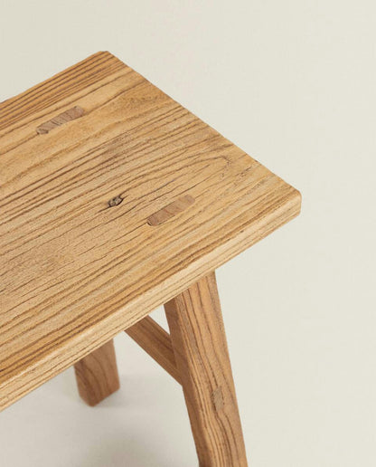 ELM WOOD BENCH