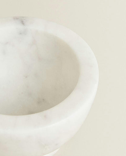 MARBLE PESTLE AND MORTAR