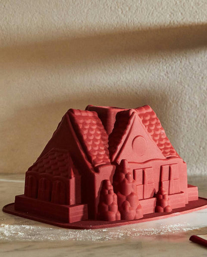 CHRISTMAS HOUSE SILICONE BAKING MOULD