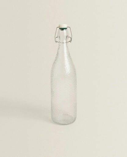 BOTTLE WITH CERAMIC STOPPER