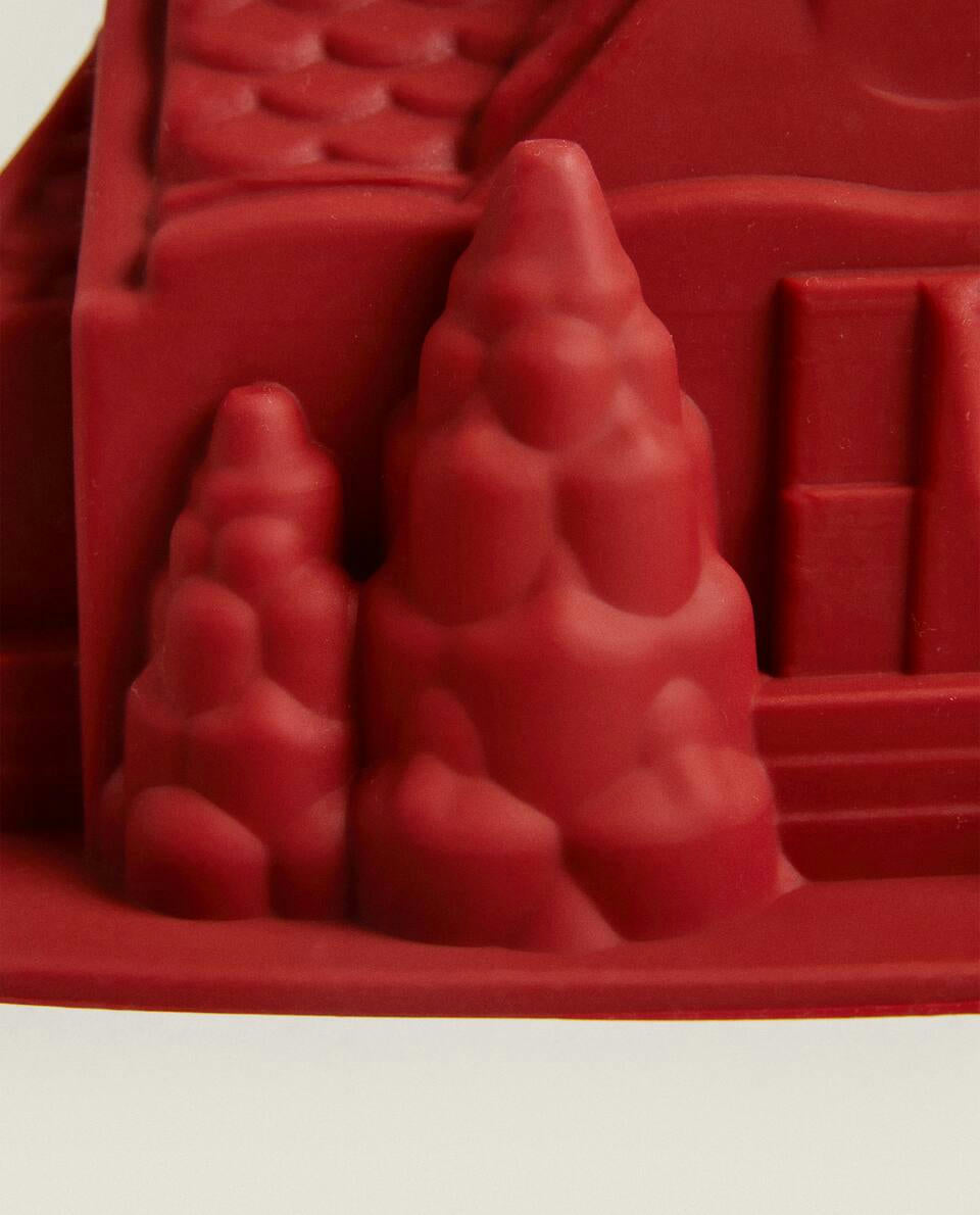CHRISTMAS HOUSE SILICONE BAKING MOULD