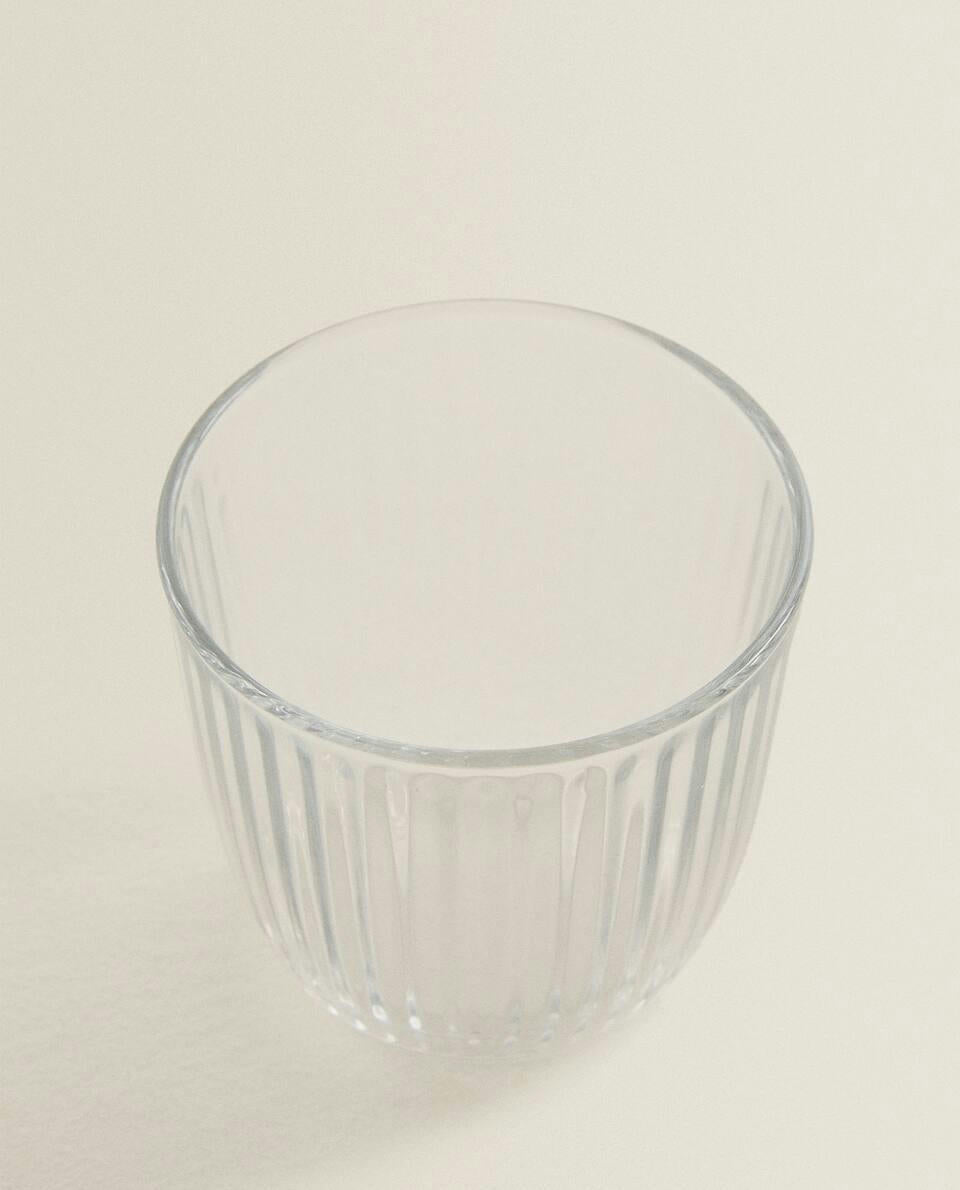 LINES DESIGN GLASS TUMBLER